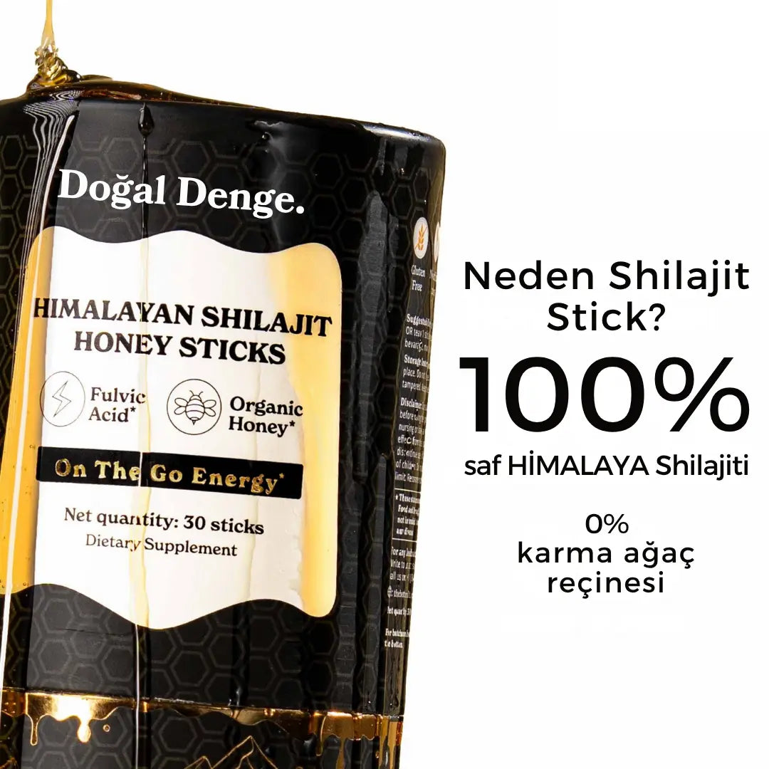 Doğal Denge ™ Shilajit Doğal Testesteron Ve Performans Artırıcı Gıda Takviyesi
