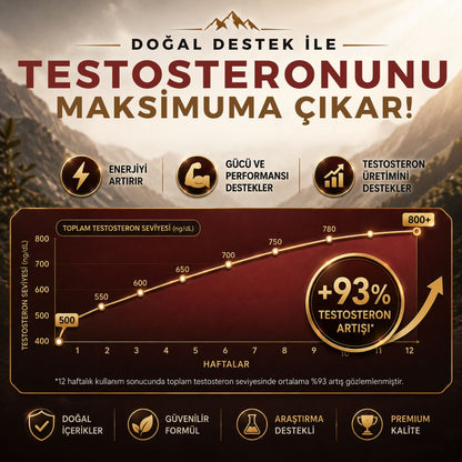 Doğal Denge™ Premium Shilajit-Doğal Testosteron ve Performans Arttırıcı Gıda Takviyesi