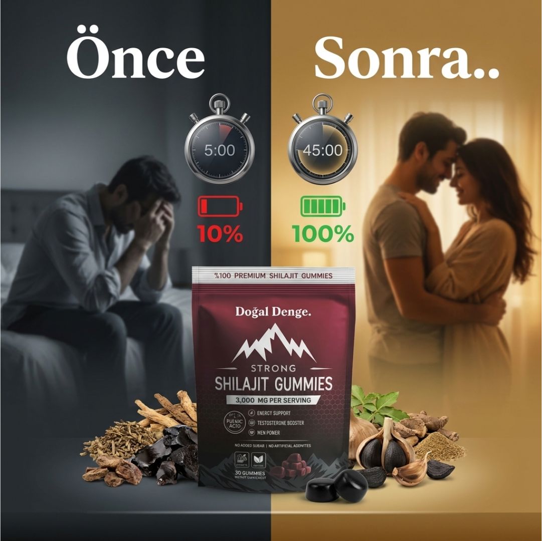 Doğal Denge™ Premium Shilajit-Doğal Testosteron ve Performans Arttırıcı Gıda Takviyesi